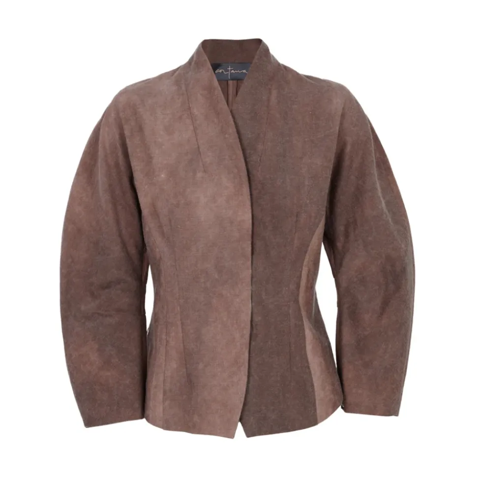Giacca Aderente Fade Clay