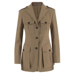 Giacca in Cotone Stretch