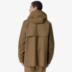Giacca in misto lana con cappuccio