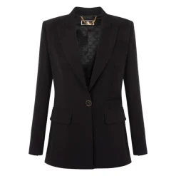 Giacca Leggera in Crêpe con Revers