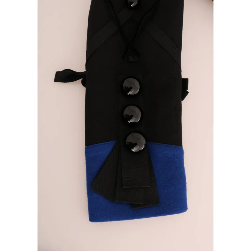 Giacca Trench in Lana Nera Autunno 2016