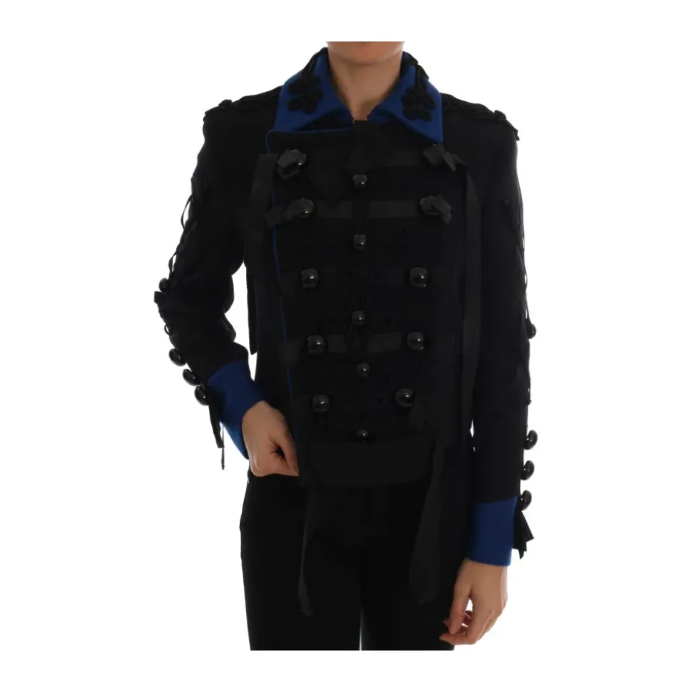 Giacca Trench in Lana Nera Autunno 2016