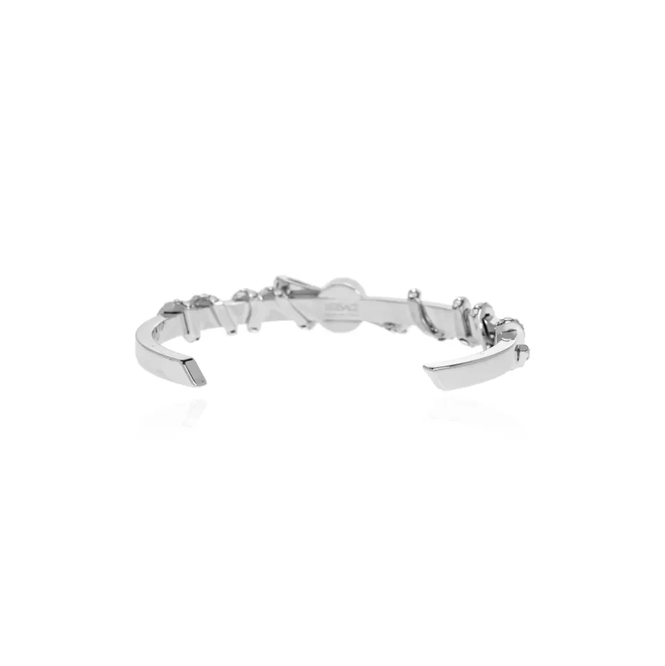 Gianni Ribbon Crystal Cuff Bracelet