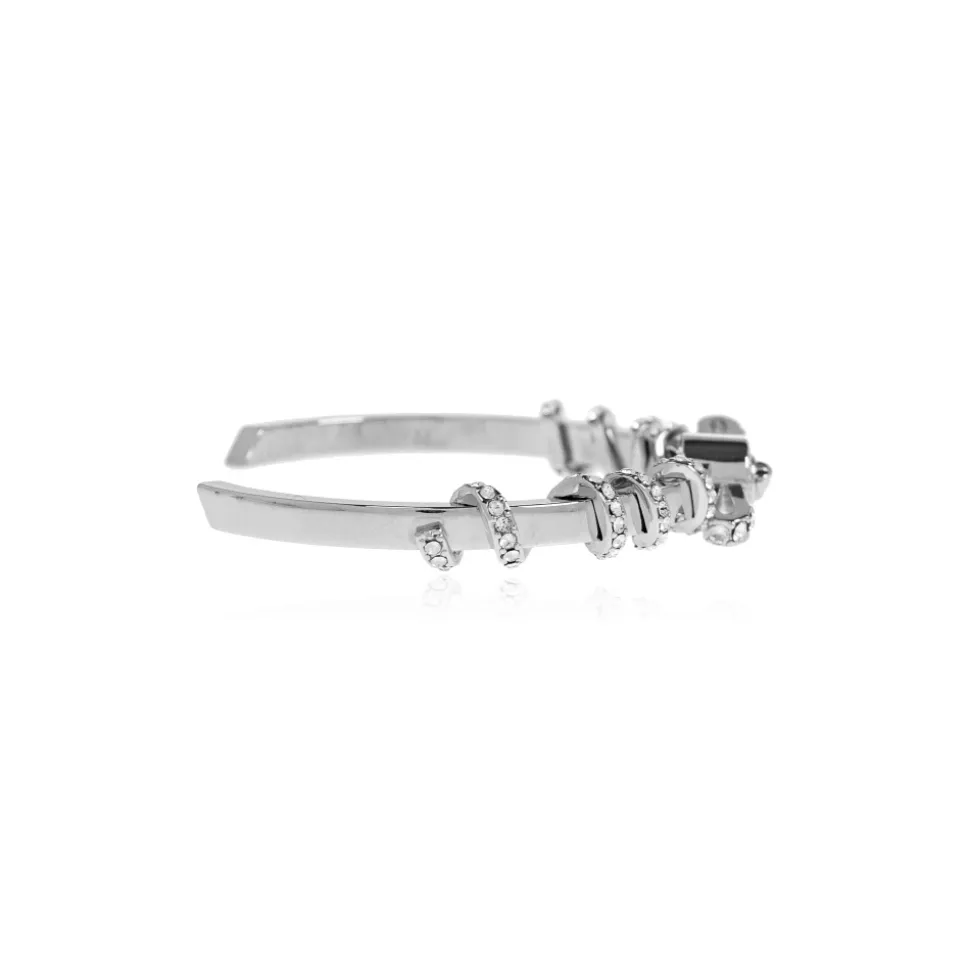Gianni Ribbon Crystal Cuff Bracelet