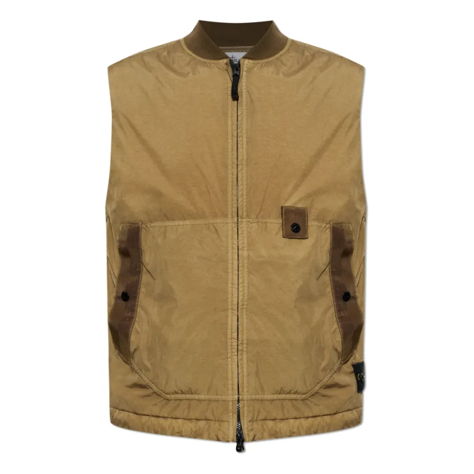 Gilet imbottito con tasche