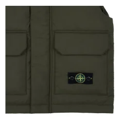 Gilet Verde Militare con Bussola