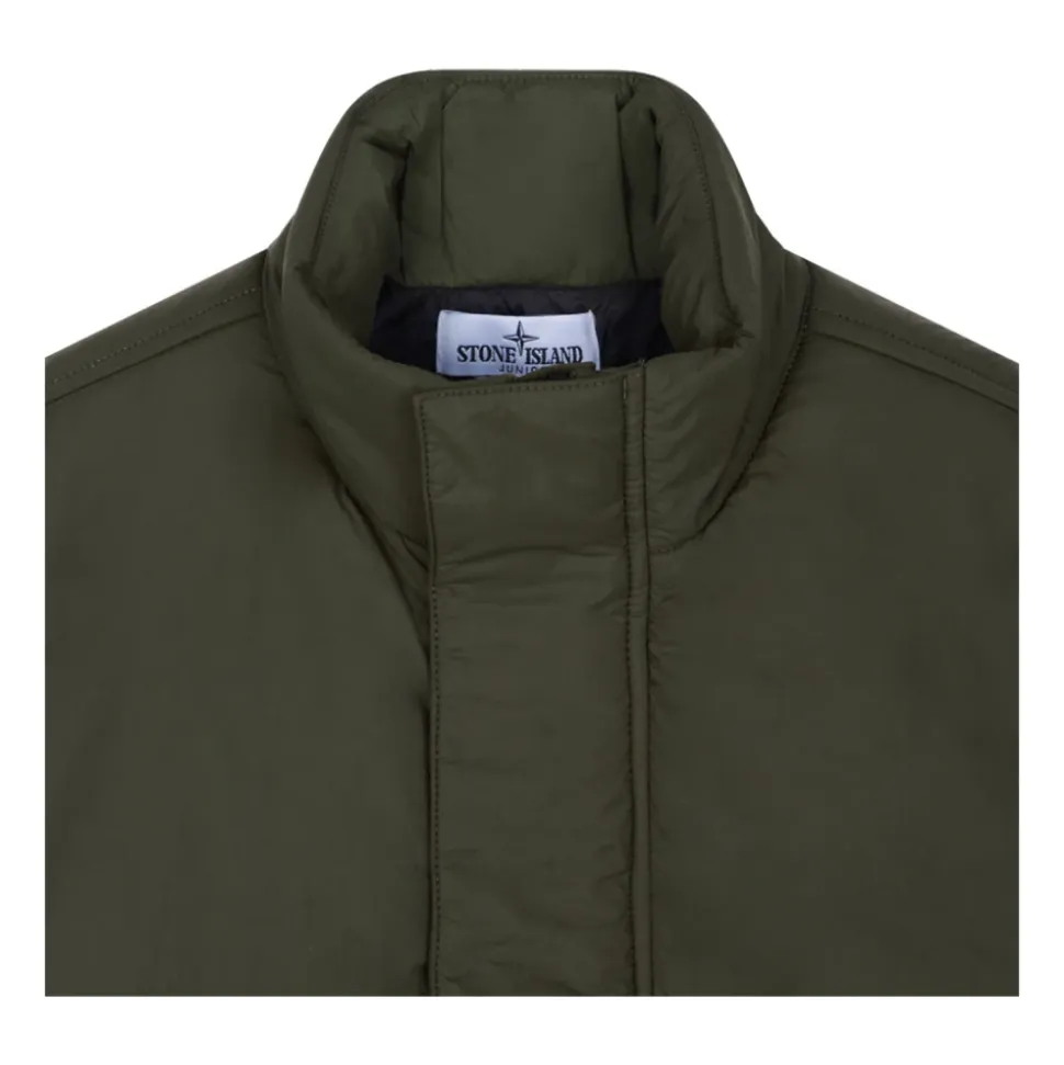 Gilet Verde Militare con Bussola