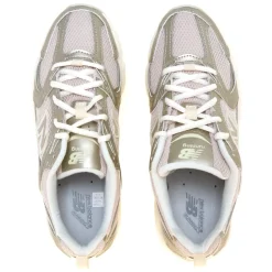 Ginnica New Balance 530 in ecopelle laminata e tessuto