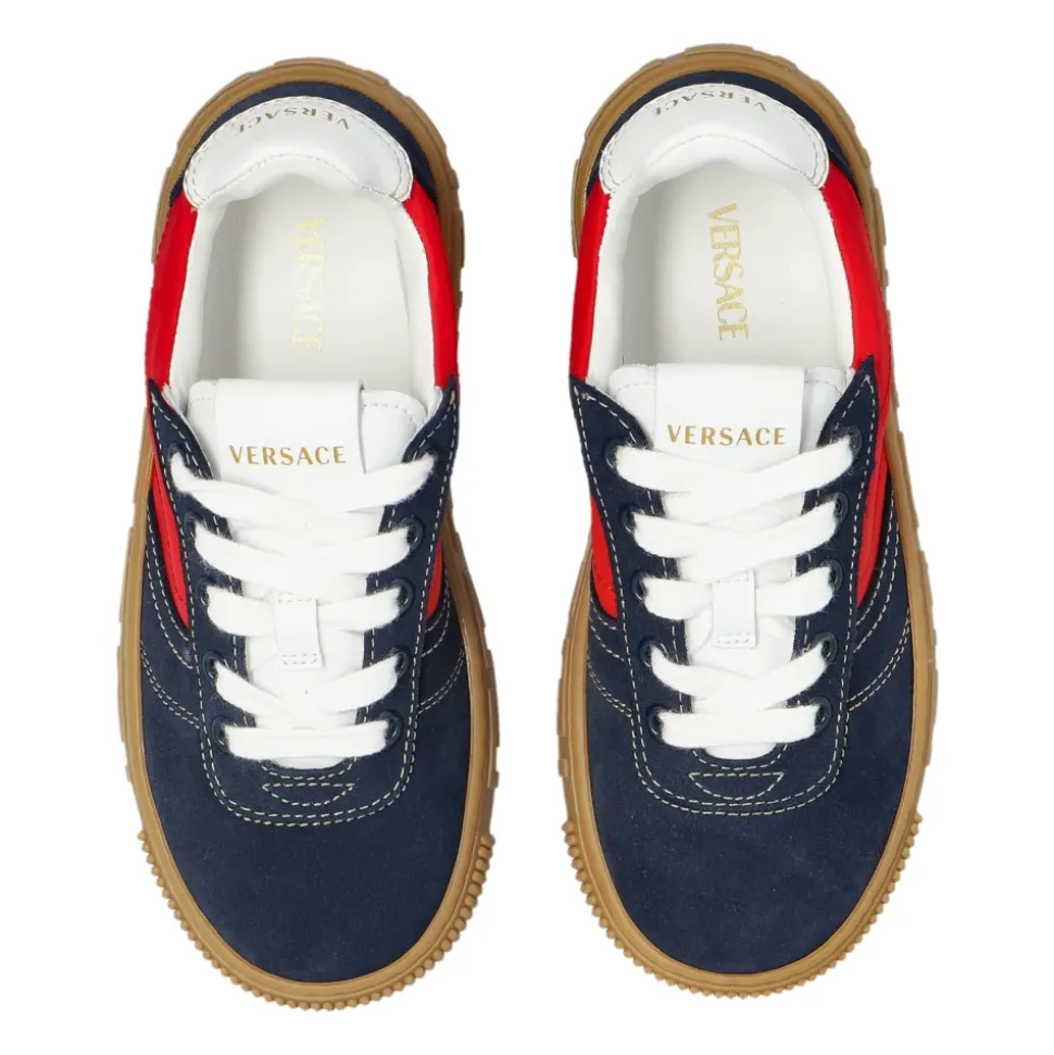 Greca Suede & Nylon Sneaker
