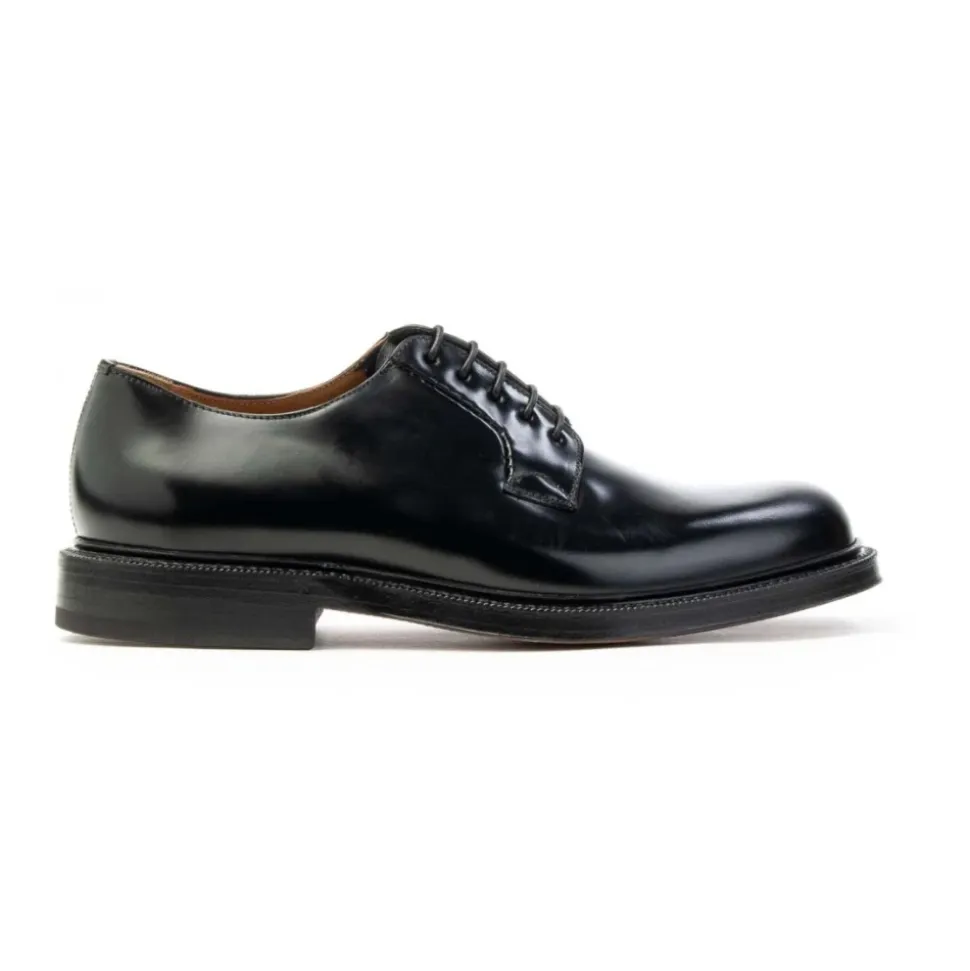 Green George scarpe 1204 Derby Lacci Fondo Cuoio Uomo