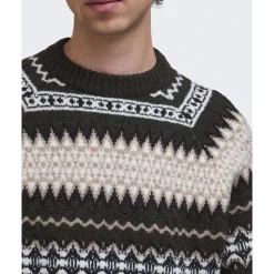 Hase Fair Isle Crew Neck Jumper