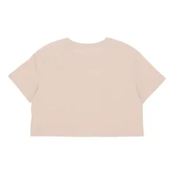 Iconic Crop Tee Sanddrift/White