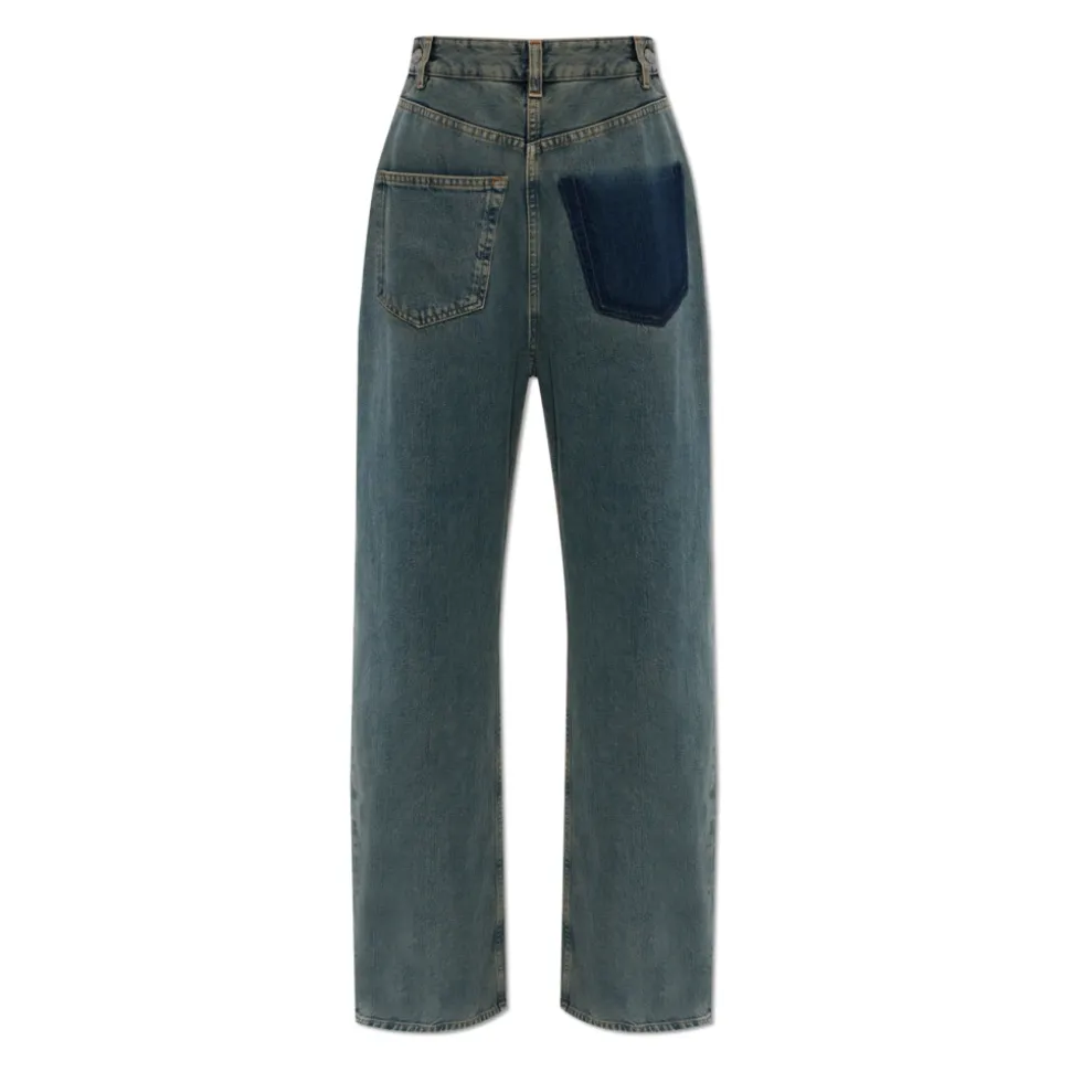 Jeans a gamba larga