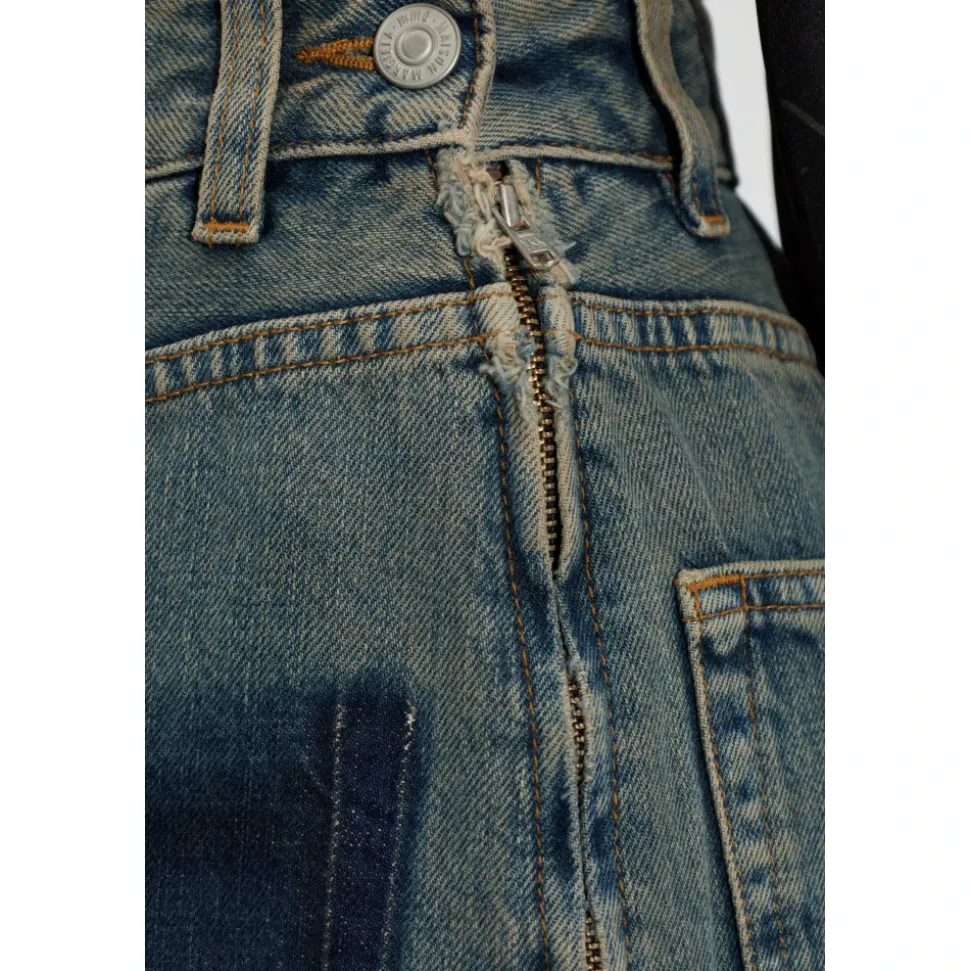 Jeans a gamba larga