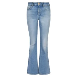 Jeans a zampa di denim