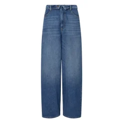 Jeans baggy con stringhe