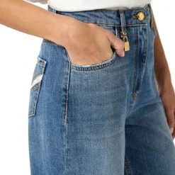 Jeans Balloon con Lucchetto Gioiello