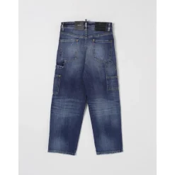 Jeans Bambini con Toppe Distressed alla Moda