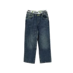 Jeans con elastico in vita