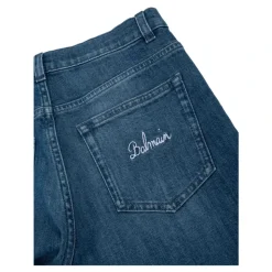 Jeans con Logo Ricamato