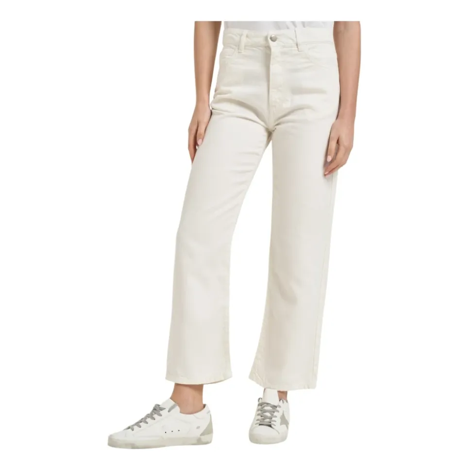 Jeans Crop a Gamba Dritta