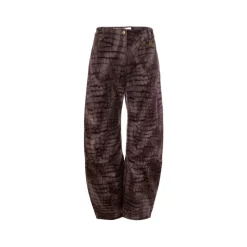 Jeans effetto coccodrillo