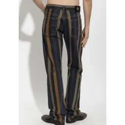 Jeans Straight a Righe