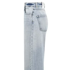 Jeans Wide Leg Blu per Donne