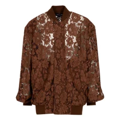 Lace Bomber Jacket