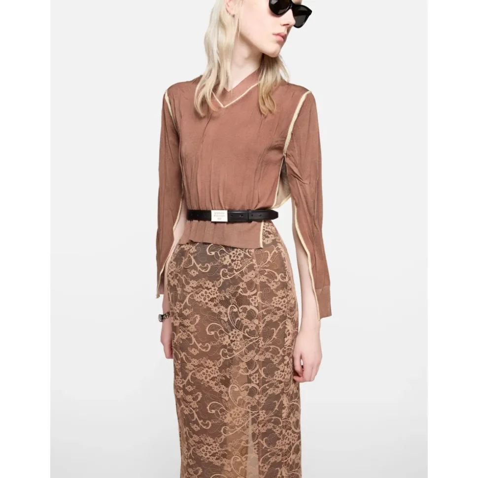 Lace Midi Skirt
