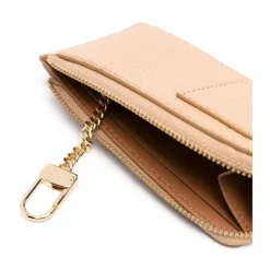 Leather Top Zip Multi Wallet