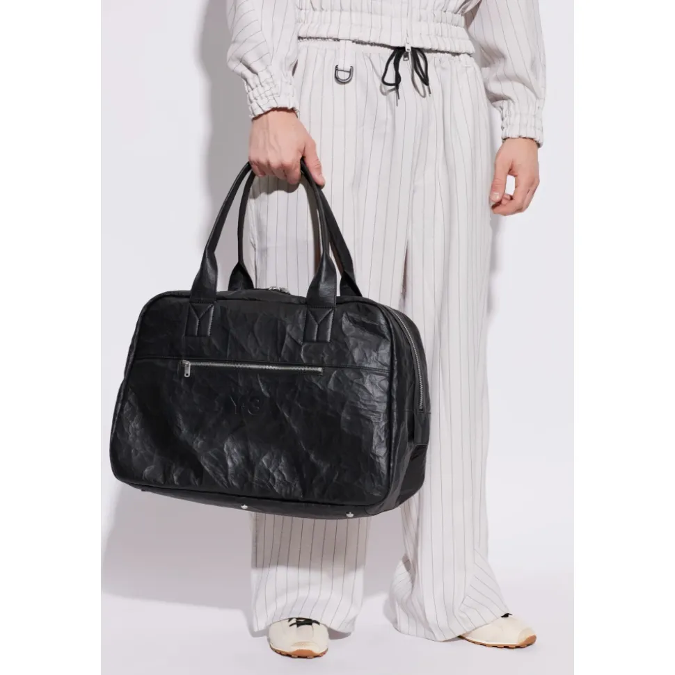 Leather Weekender
