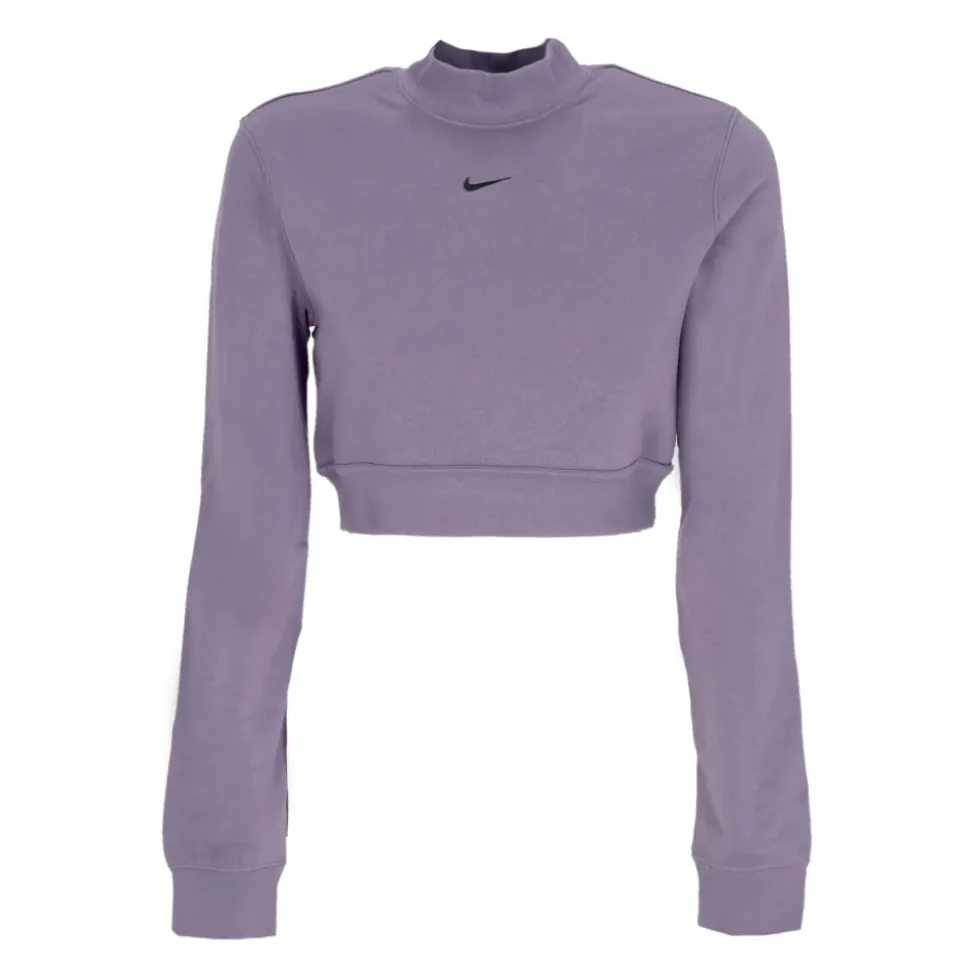 Leggera Felpa con Collo Alto Chill French Terry