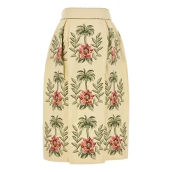 Linen Blend Skirt