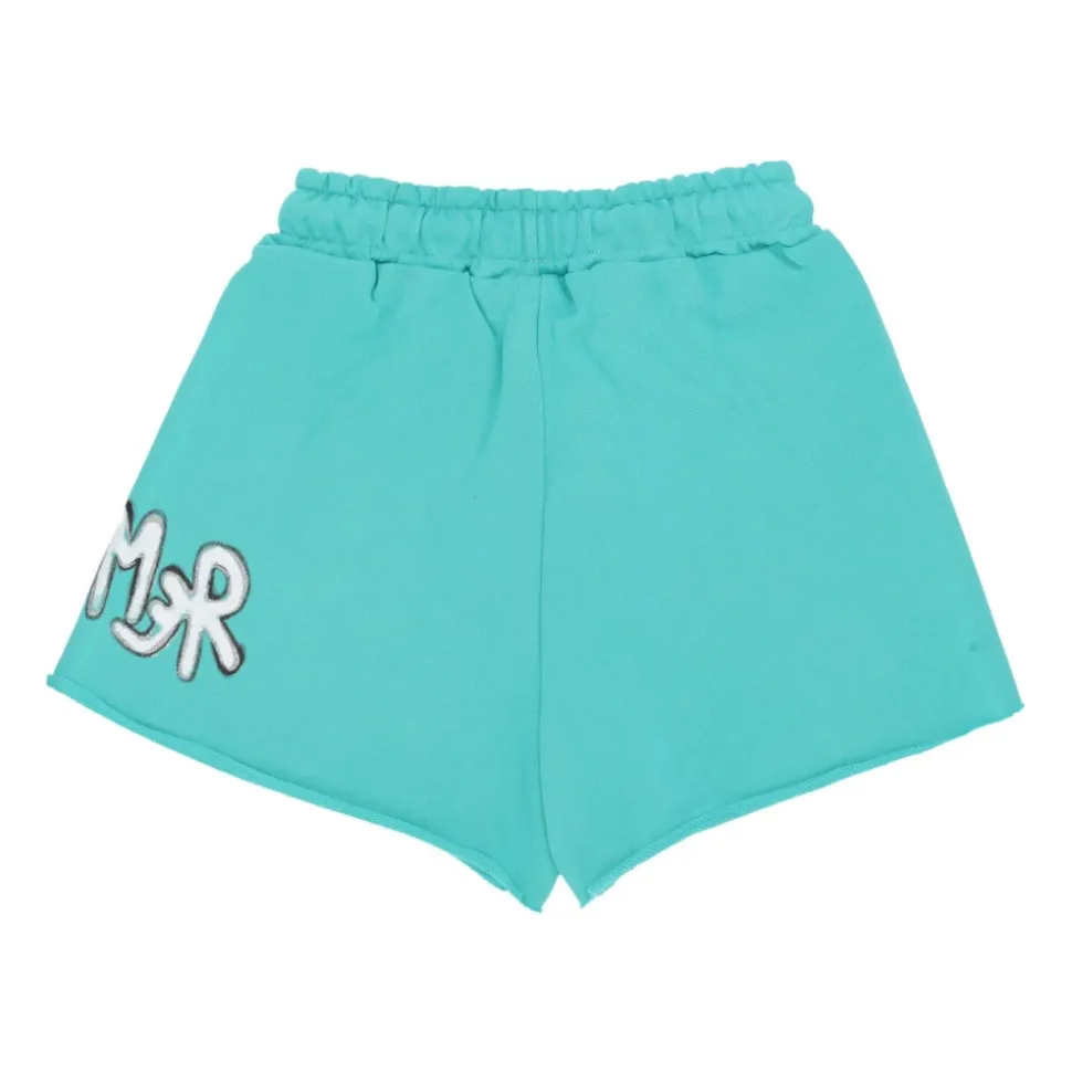 Logo Mint Shorts Elastico Coulisse Cotone