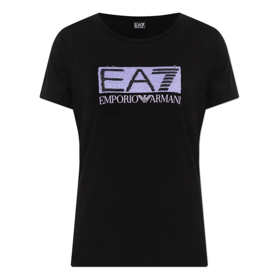 Logo Series T-shirt in jersey di cotone stretch