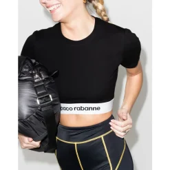 Logo Tape Cropped Top
