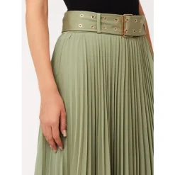 Long Pleated Skirt