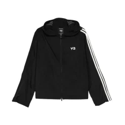 Loose Fit Wired 3-Striped Nylon Track Top