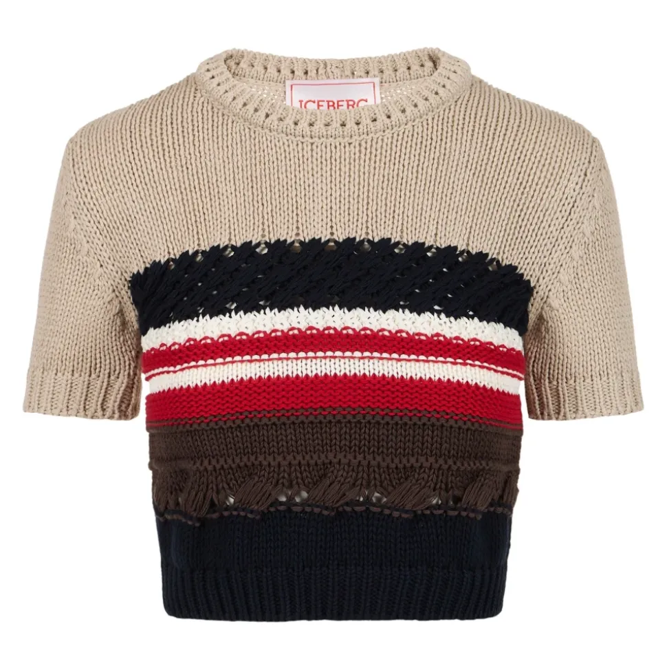Maglia a Maniche Corte con Scollo Rotondo