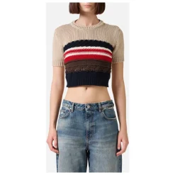Maglia a Maniche Corte con Scollo Rotondo