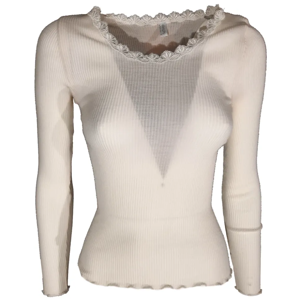 Maglia Manica Lunga Con Pizzo