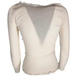 Maglia Manica Lunga Con Pizzo