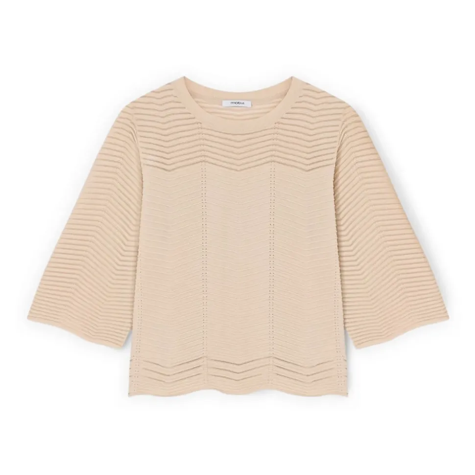 Maglia Traforata in Misto Viscosa