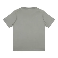 Maglietta in Cotone Mud con Ricamo Logo