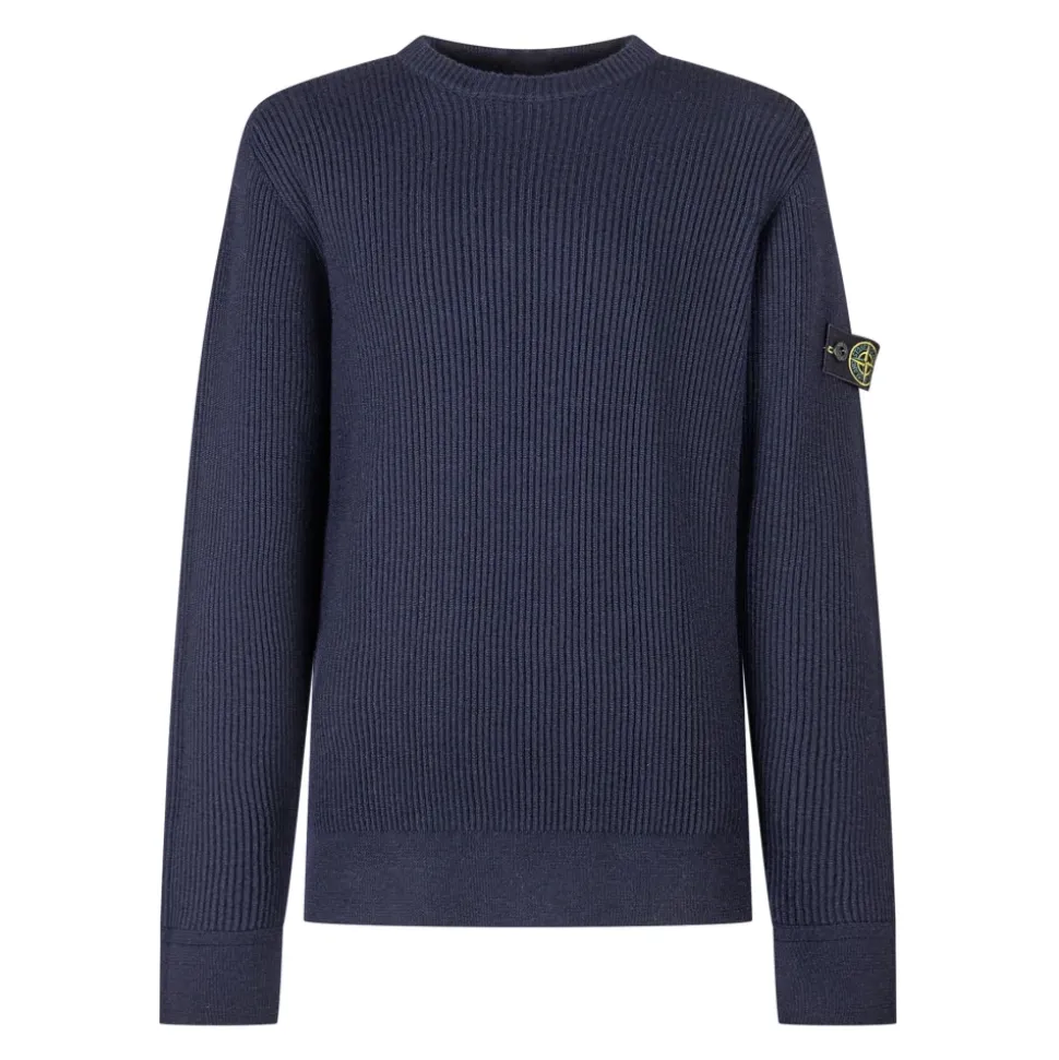 Maglione a Coste in Lana