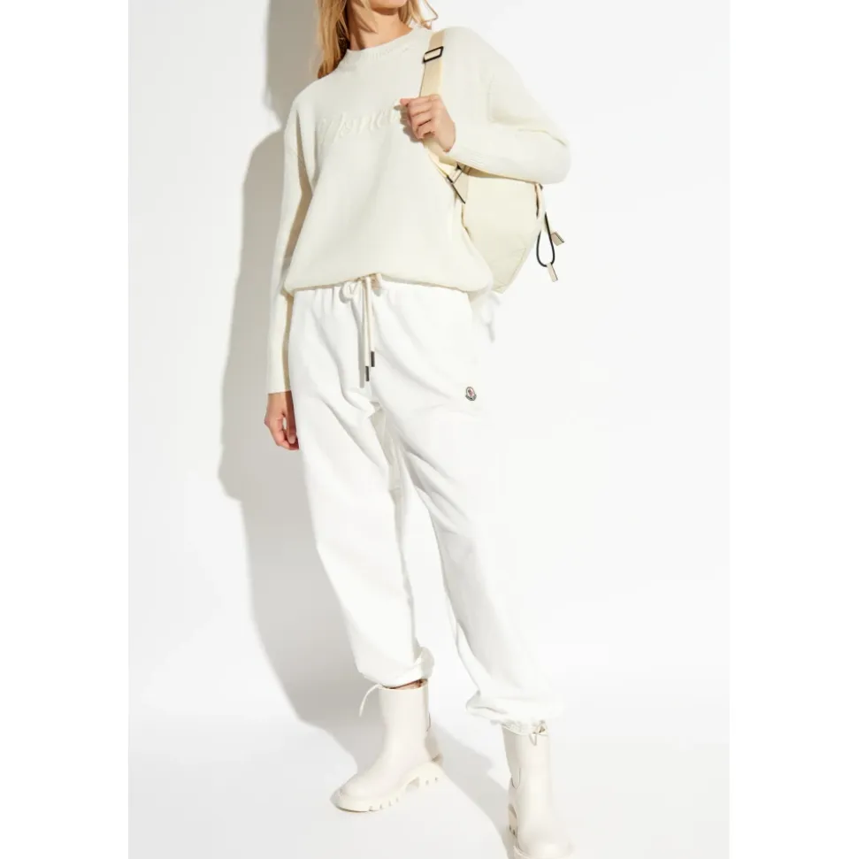 Maglione con Logo Ricamato