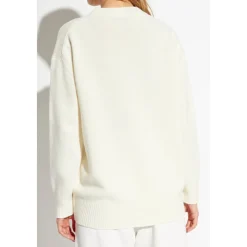 Maglione con Logo Ricamato