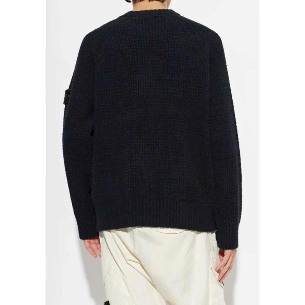 Maglione con patch logo