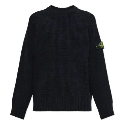 Maglione con patch logo